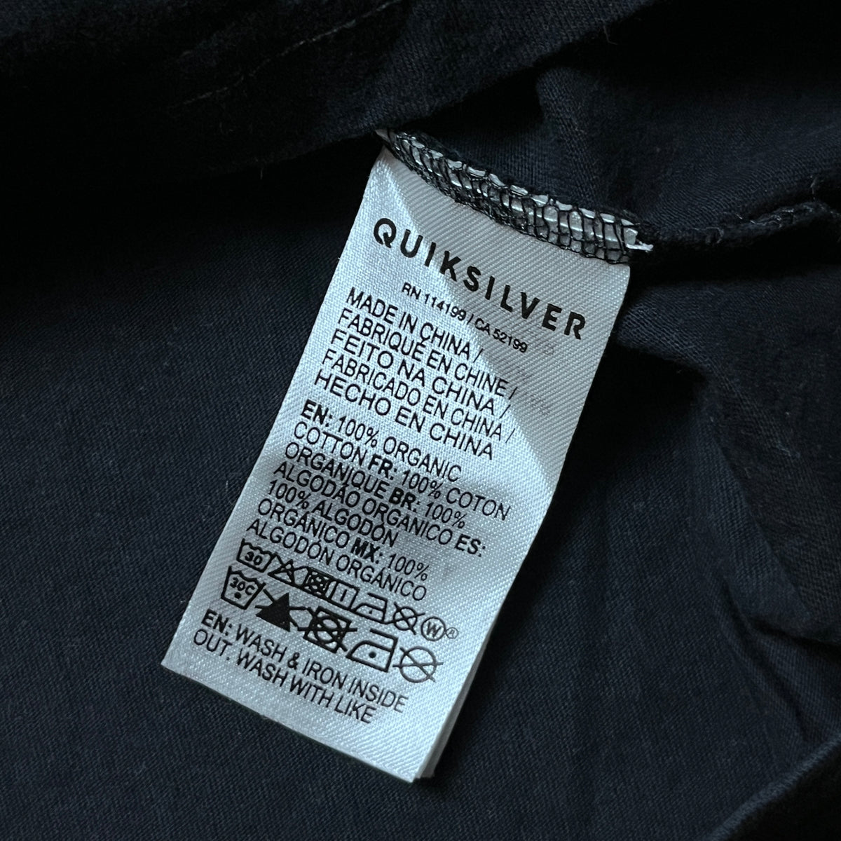 Quiksilver x Stranger Things "Hellfire Surf Club" Y2K Graphic Long Sleeve Shirt