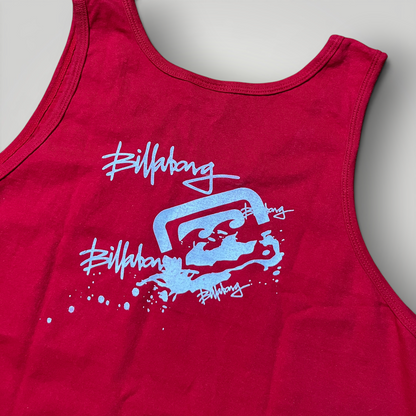 Billabong Vintage 2000's Y2K Graffiti Heavy Cotton Graphic Skater Tank Top