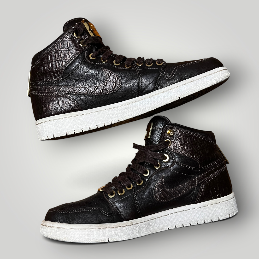 Air Jordan 1 Retro High OG Pinaccle "Baroque Brown/Croc" !RARE!