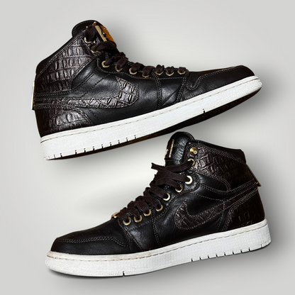 Air Jordan 1 Retro High OG Pinaccle "Baroque Brown/Croc" !RARE!