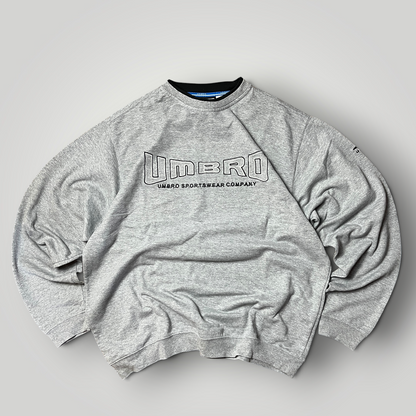 Umbro Vintage 90's Y2K Hip-Hop Embroidered Spellout Boxy Fit Sweatshirt Crewneck