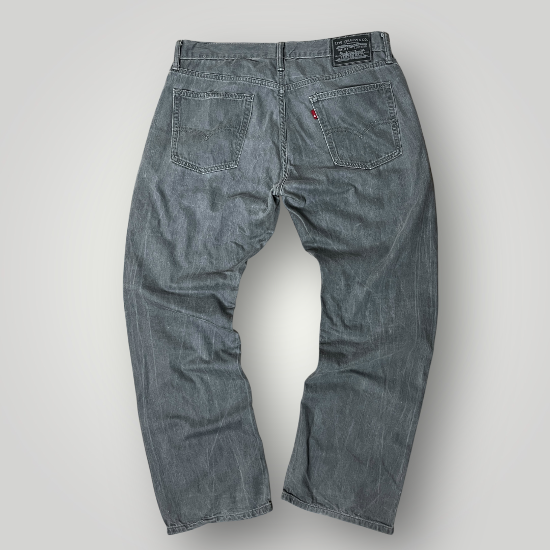 LEVI'S 514 Loose Straight Fit Grey Jeans (2012)
