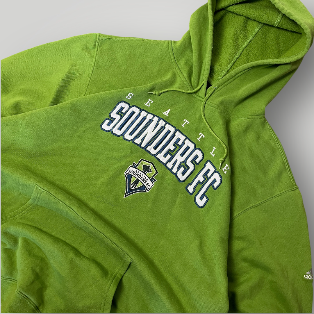 Adidas Seattle Sounders FC Lettered Embroidered Hoodie