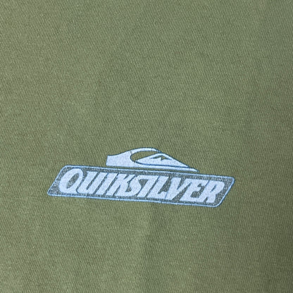 Quiksilver Vintage 90's USA MADE Y2K Heavy Cotton Single Stitch Graphic T-Shirt