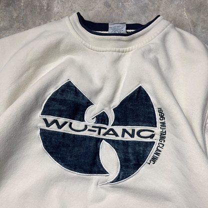 Wu-Tang Vintage 90's Y2K Hip-Hop Boxy Sweatshirt Crewneck !RARE!