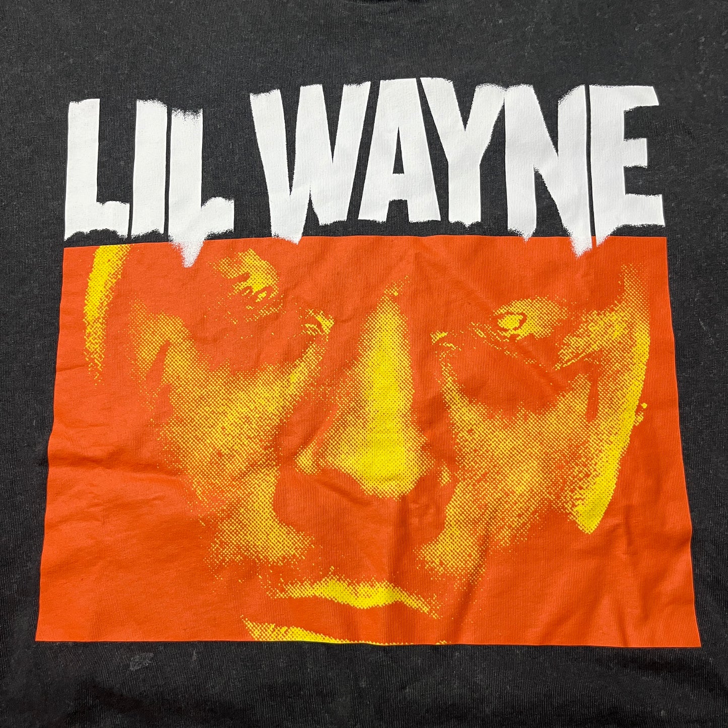 Lil Wayne x ZARA 2023 Oversized Graphic Fade Wash T-Shirt