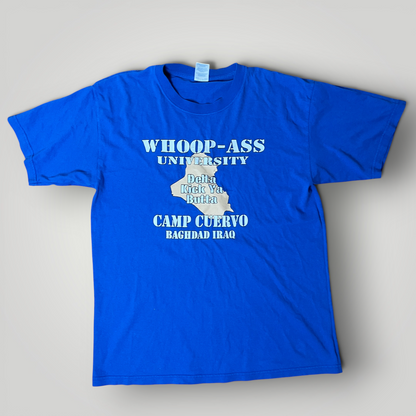 Whoop Ass University Heavy Cotton Graphic Funny T-Shirt