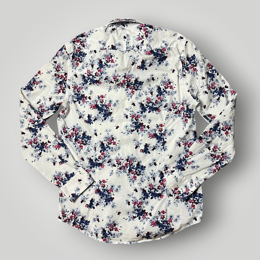 Alexandre Floral Luxury Casual Button Up Long Sleeve Shirt