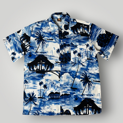 GTA Vice City Inspired Button Up Hawaiian Shirt