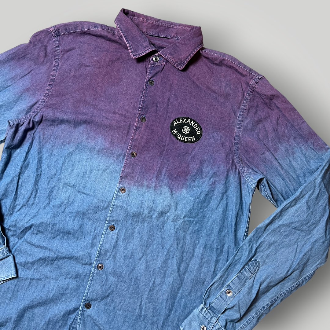 Alexander McQueen Gradient Dip-Dyed Shirt (Replica)