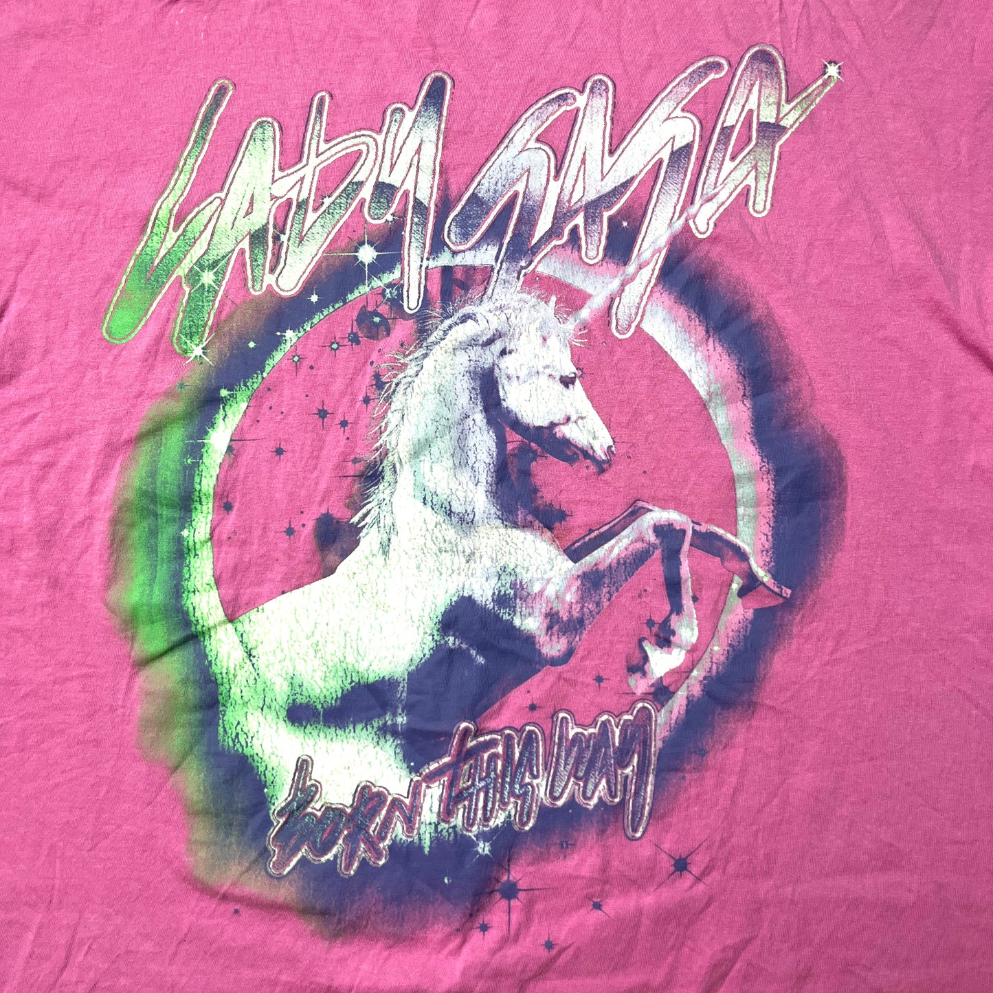 Lady Gaga "Born This Way" Official Merch Graphic T-Shirt (Дамско)