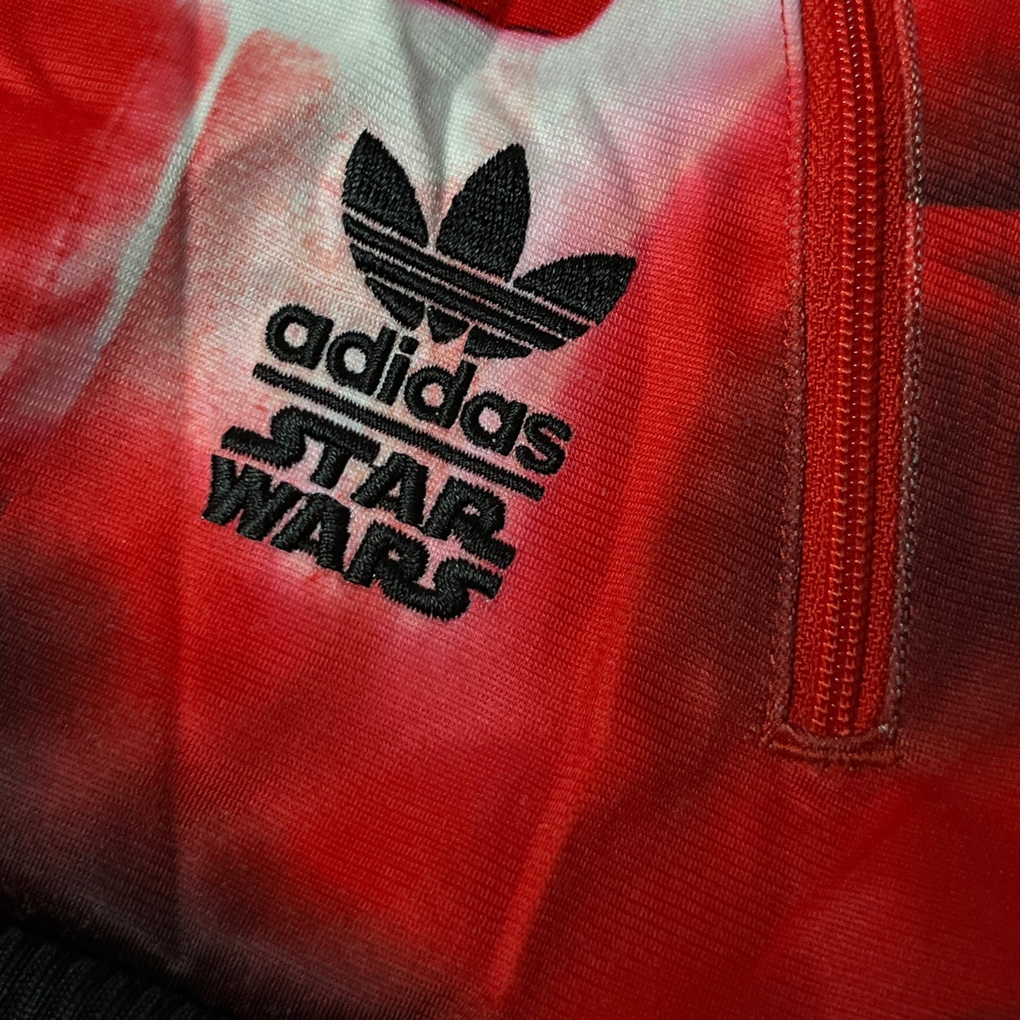 Adidas x Star Wars Dart Vader Y2K Graphic Zip-Up Sport Fleece Jacket