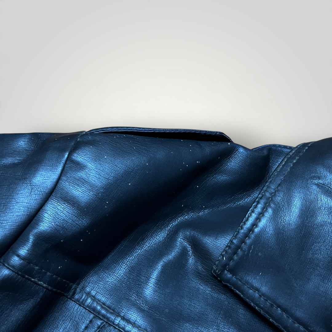 Vintage 80's/90's Lightweight Biker Leather Brando Jacket