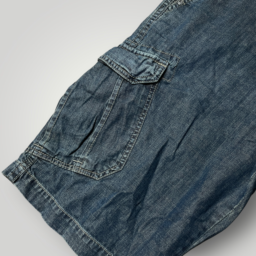 Wrangler Vintage 2000's Y2K Denim Cargo Jorts