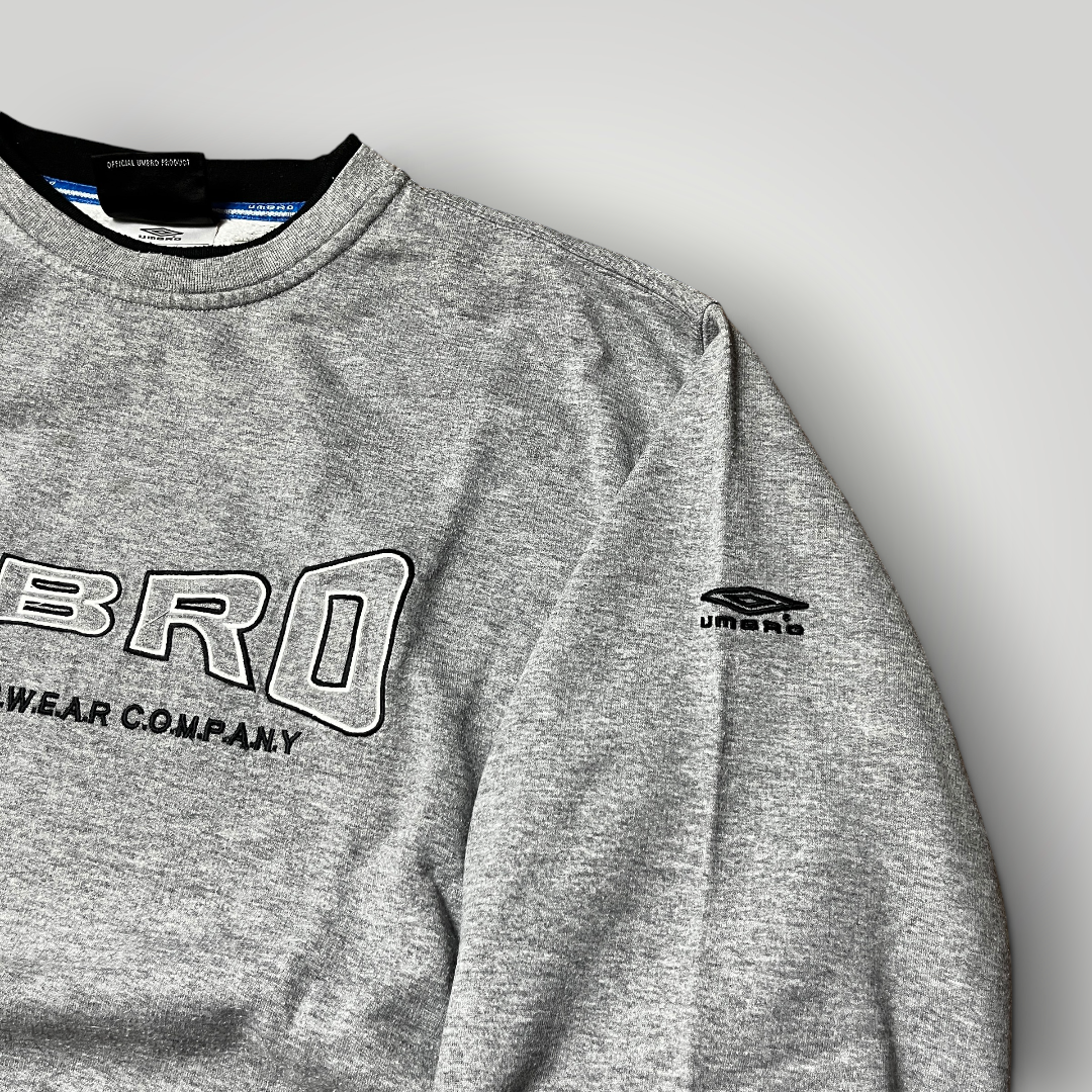 Umbro Vintage 90's Y2K Hip-Hop Embroidered Spellout Boxy Fit Sweatshirt Crewneck