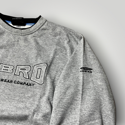 Umbro Vintage 90's Y2K Hip-Hop Embroidered Spellout Boxy Fit Sweatshirt Crewneck