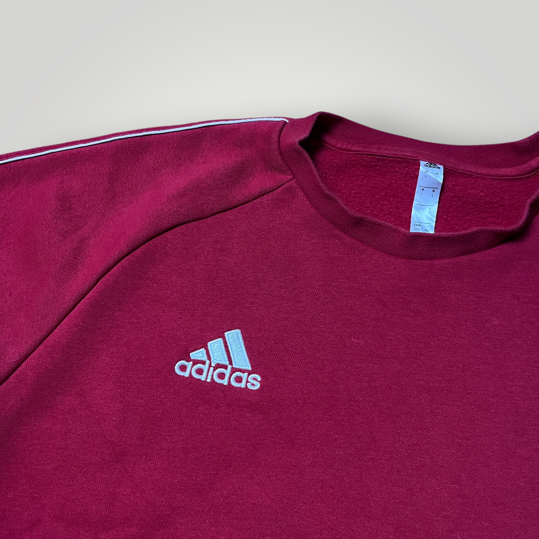 Adidas Lined Small Logo Sweatshirt Crewneck