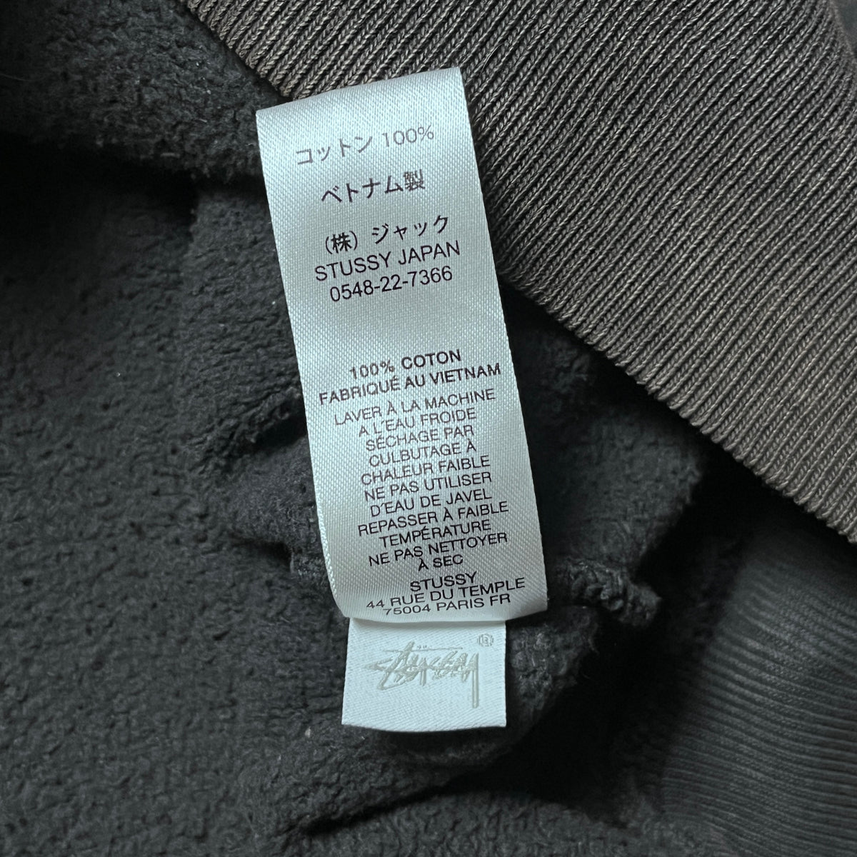 Stussy Age Pigment Dye Heavy Cotton Y2K Skater Hoodie