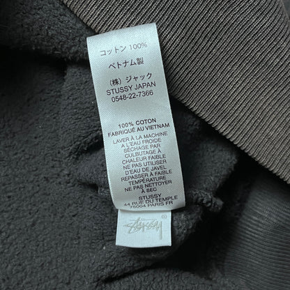 Stussy Age Pigment Dye Heavy Cotton Y2K Skater Hoodie