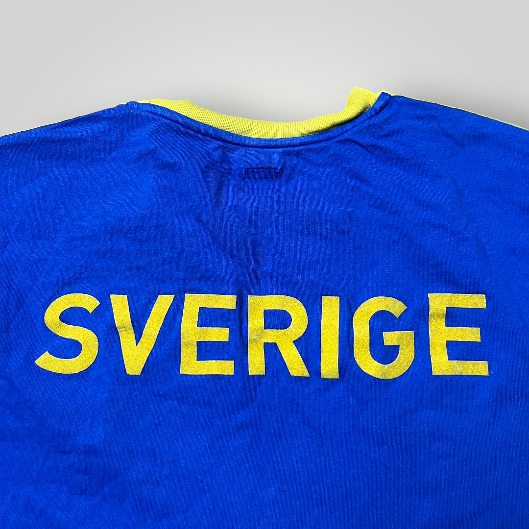 Adidas Sweden 2006/2007 Vintage National Team Heavy Cotton Football Jersey T-Shirt