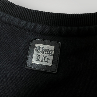 Thug Life Heavy Cotton Graphic Sweatshirt Crewneck