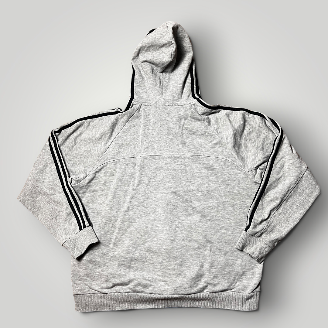 Adidas Full Striped Drill Hooded Zip-Up Hoodie