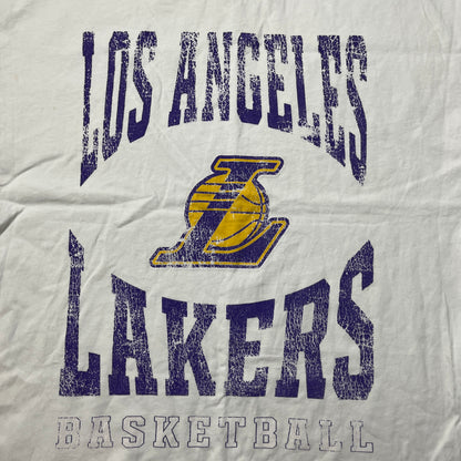 NBA Lakers Los Angeles Heavy Cotton Modern Vintage Wash T-Shirt