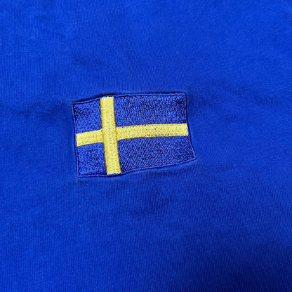Adidas Sweden 2006/2007 Vintage National Team Heavy Cotton Football Jersey T-Shirt