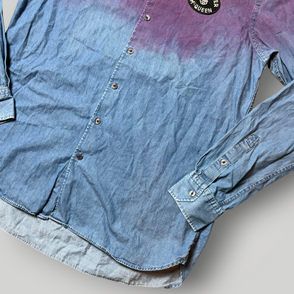 Alexander McQueen Gradient Dip-Dyed Shirt (Replica)