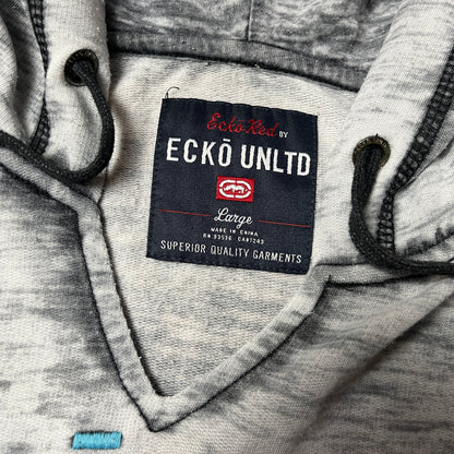 ECKO UNLTD Y2K Faded Stone Wash Graphic Hoodie (Дамско)