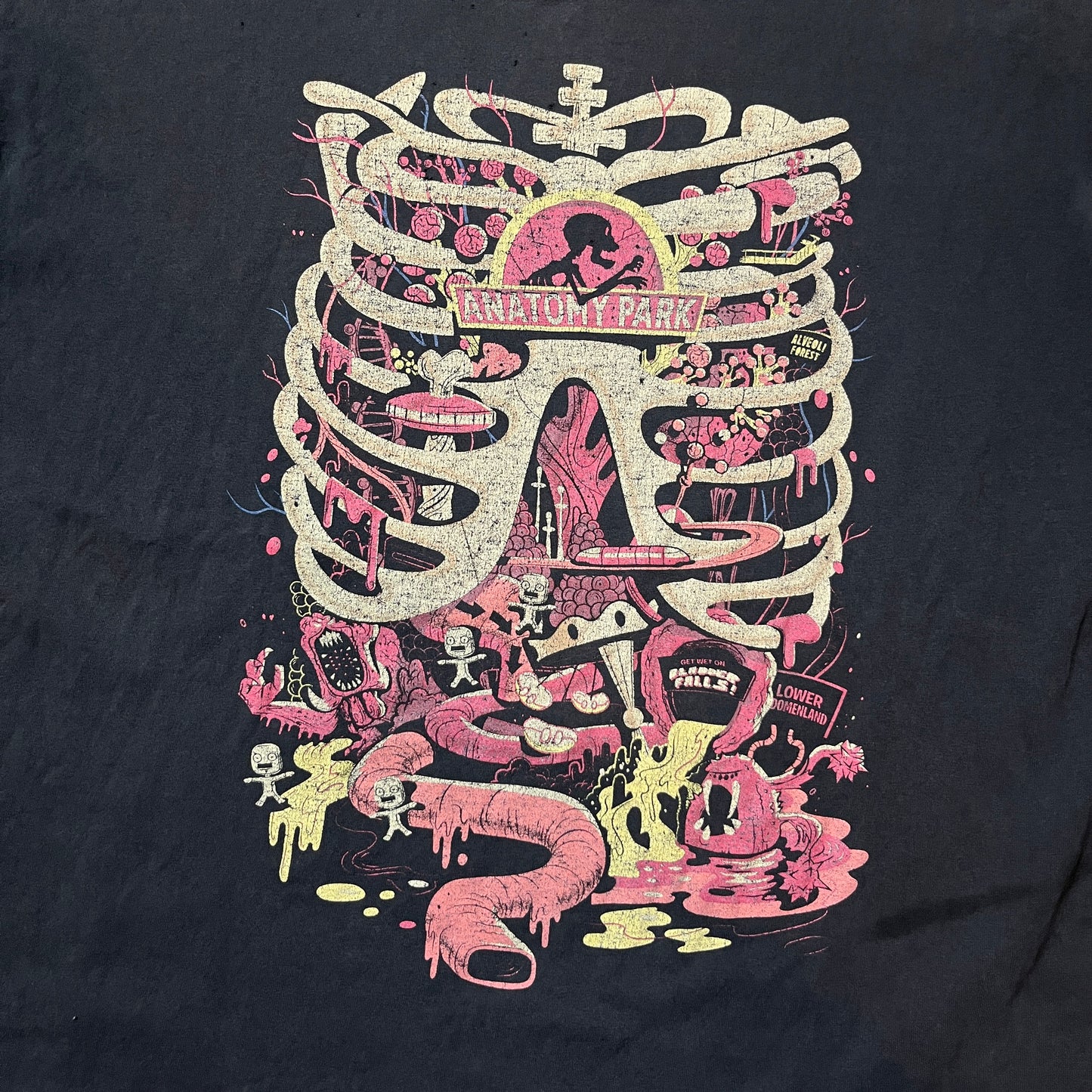 Rick & Morty Tubular Knit 2014 Trashed Graphic T-Shirt