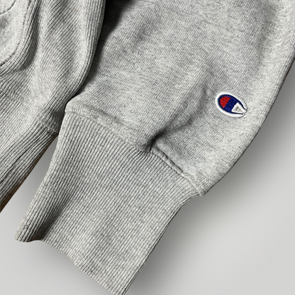 Champion Vintage "Reverse Weave Warm Up" Heavy Cotton Boxy Embroidered Hoodie (430GSM)
