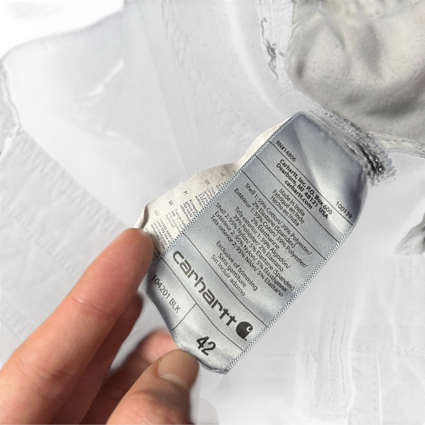 Carhartt Heavy Cotton Canvas Multipocket Work Cargo Jorts