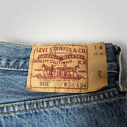 LEVI'S 501 Heavy Cotton Denim Shorts
