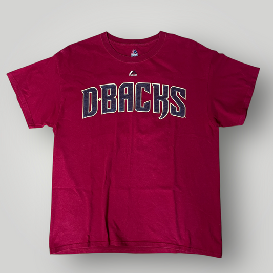 Majestic Arizona Diamond Backs MLB "Greinke #21" Baseball Jersey T-Shirt