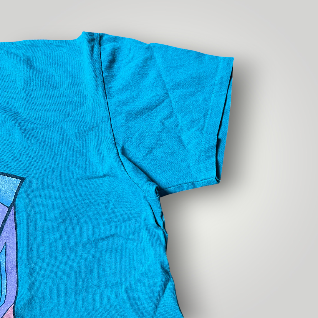 Suttons "Las Vegas" Vintage 90's Heavy Cotton USA MADE Abstract Graphic T-Shirt !SINGLE STITCH!