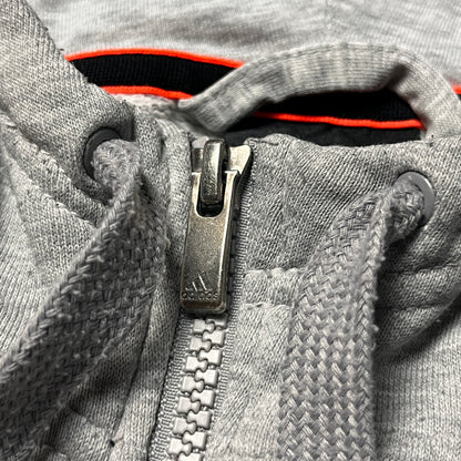 Adidas Full Striped Drill Hooded Zip-Up Hoodie