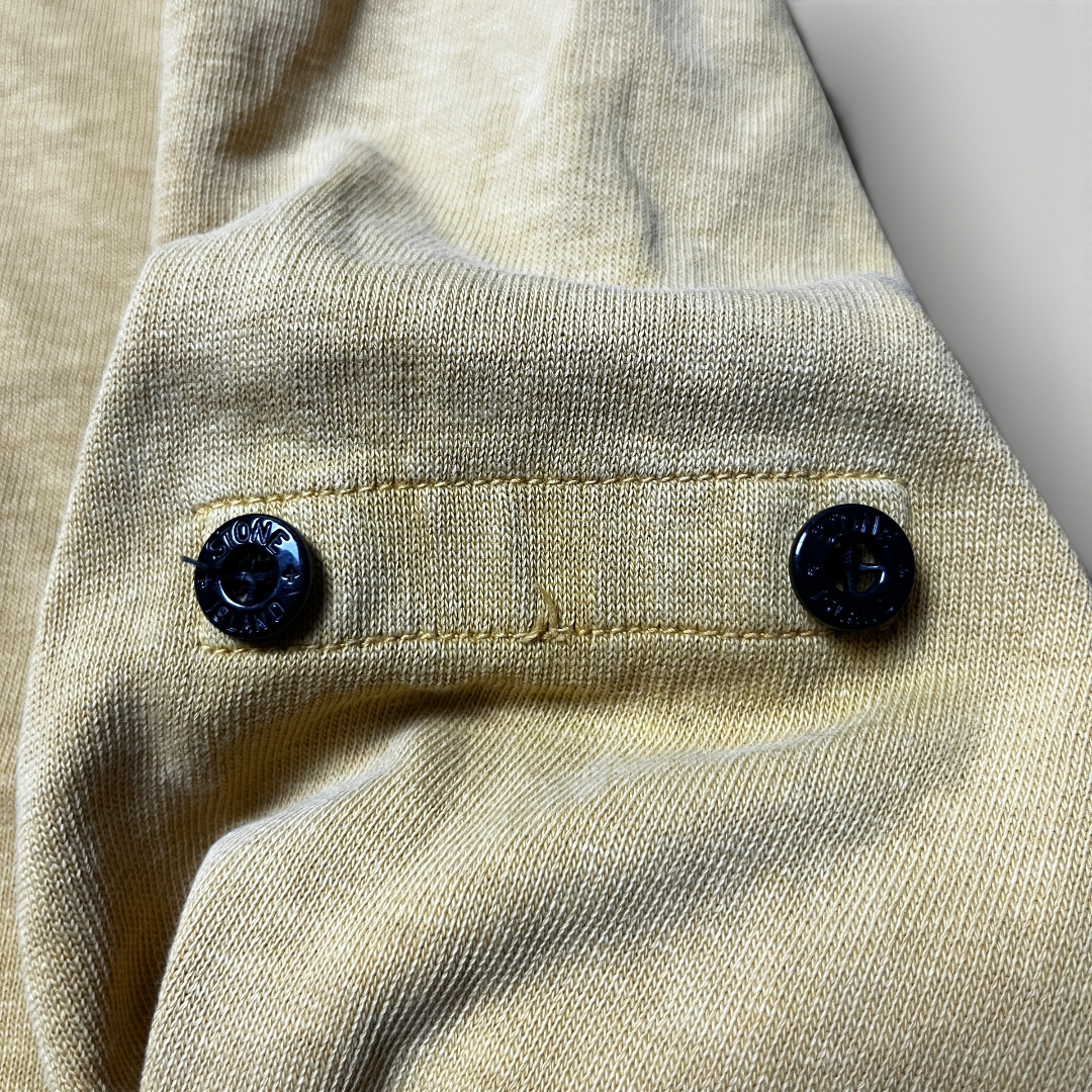 Stone Island Autumn/Winter 2018 Malfile Cotton Fleece Garment-Dyed Hooded Zip-Up Hoodie