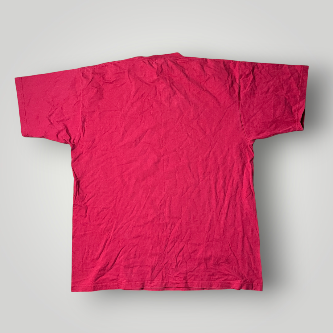 High Times "Lit Joint & Weed Leaf" Vintage 2003 Tubular Knit Heavy Cotton Graphic T-Shirt