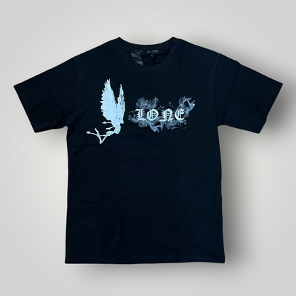 VLONE "Smoke Angel" Heavy Cotton USA MADE Y2K Graphic T-Shirt