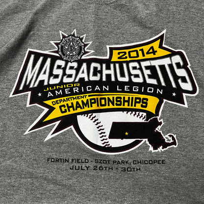 Massachusetts American Legion 2014 Heavy Cotton Tubular Knit T-Shirt