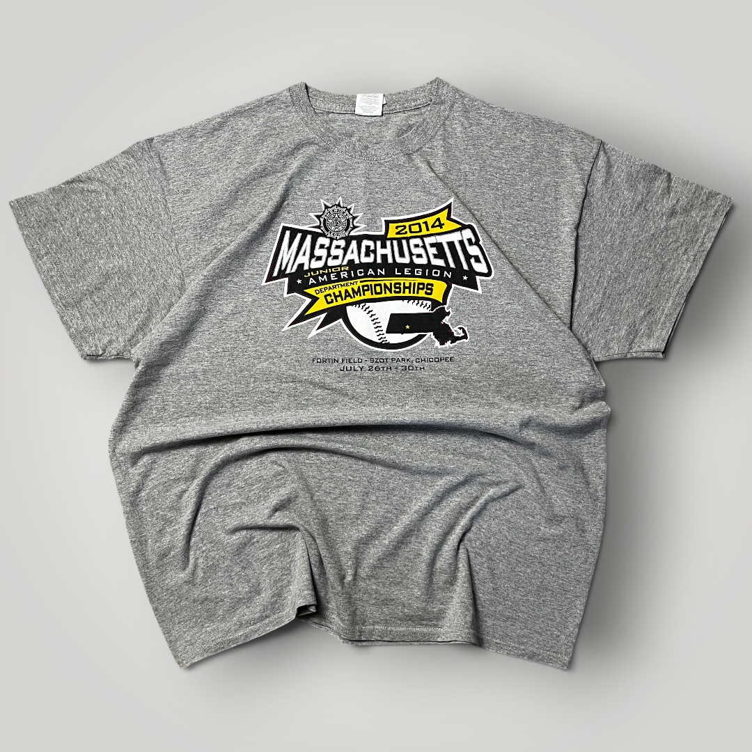 Massachusetts American Legion 2014 Heavy Cotton Tubular Knit T-Shirt