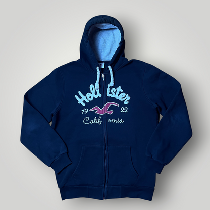Hollister Heavy Cotton Y2K Zip-Up Hoodie