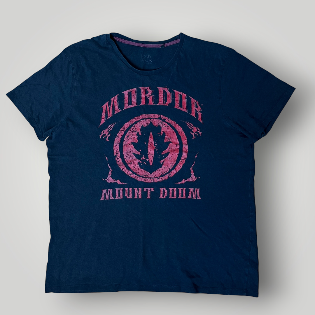Lord of The Rings "Mordor Mount Doom" Y2K Graphic T-Shirt