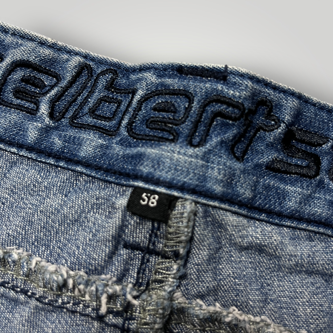 Engelbert Strauss Y2K Heavy Cotton Work Denim Cargo Shorts