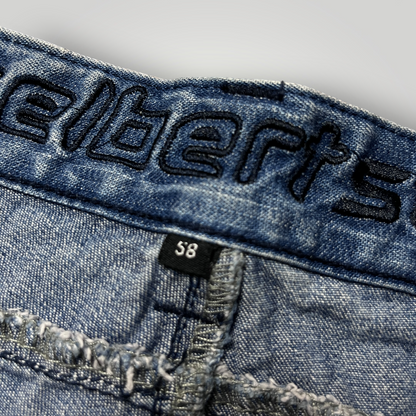 Engelbert Strauss Y2K Heavy Cotton Work Denim Cargo Shorts