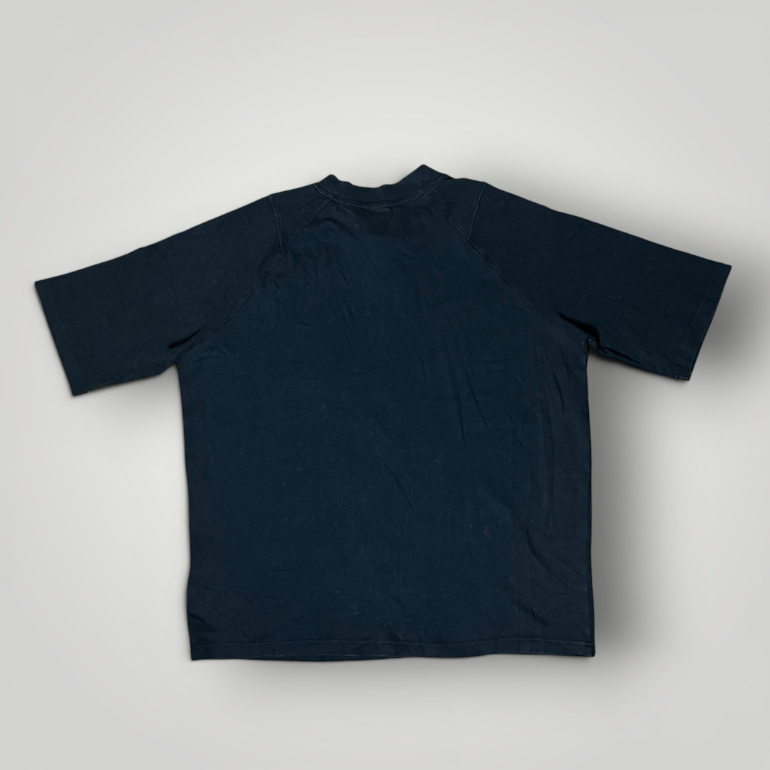 Umbro Bleach Faded Wash Center Logo Oversized Y2K Hip-Hop Heavy Cotton Boxy T-Shirt