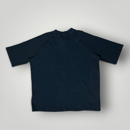 Umbro Bleach Faded Wash Center Logo Oversized Y2K Hip-Hop Heavy Cotton Boxy T-Shirt