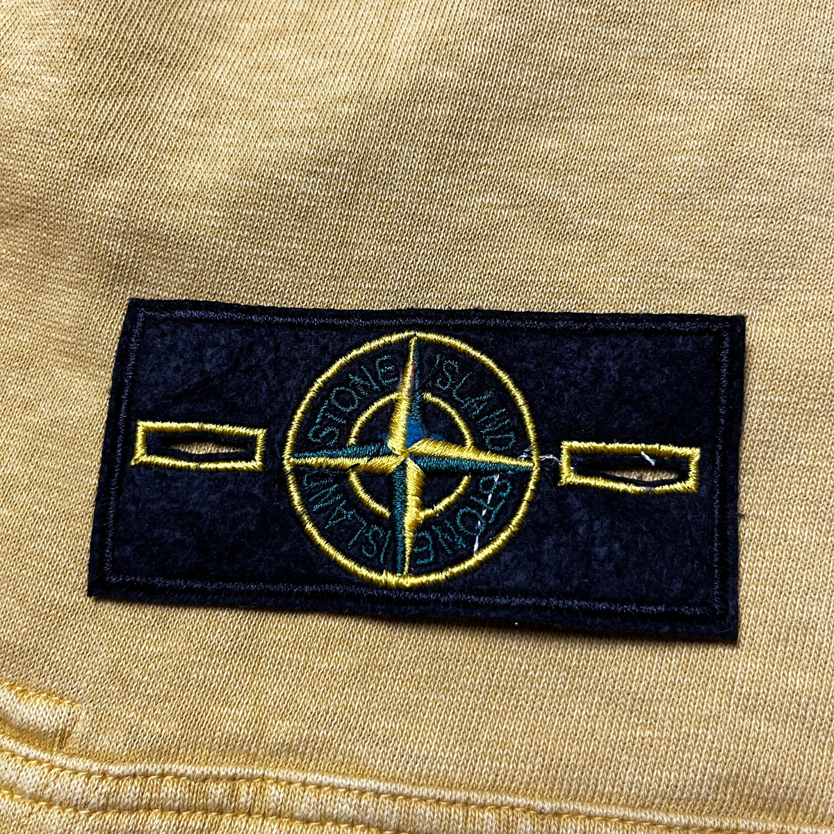 Stone Island Autumn/Winter 2018 Malfile Cotton Fleece Garment-Dyed Hooded Zip-Up Hoodie