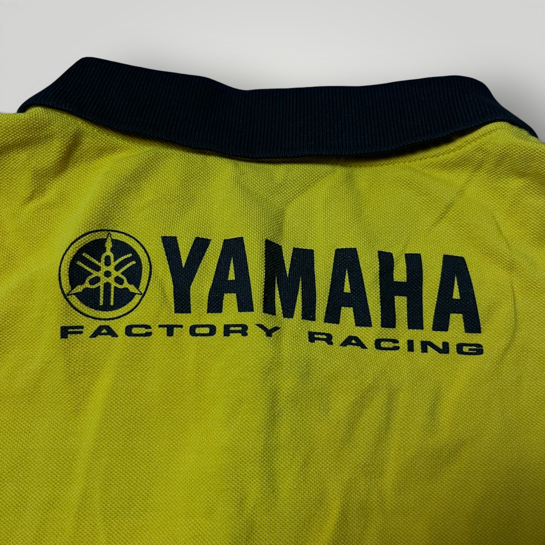 VR46 Vintage 2010's Y2K Valentino Rossi Yamaha Racing Polo T-Shirt